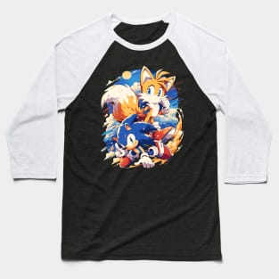 sonic and tails Baseball T-Shirt